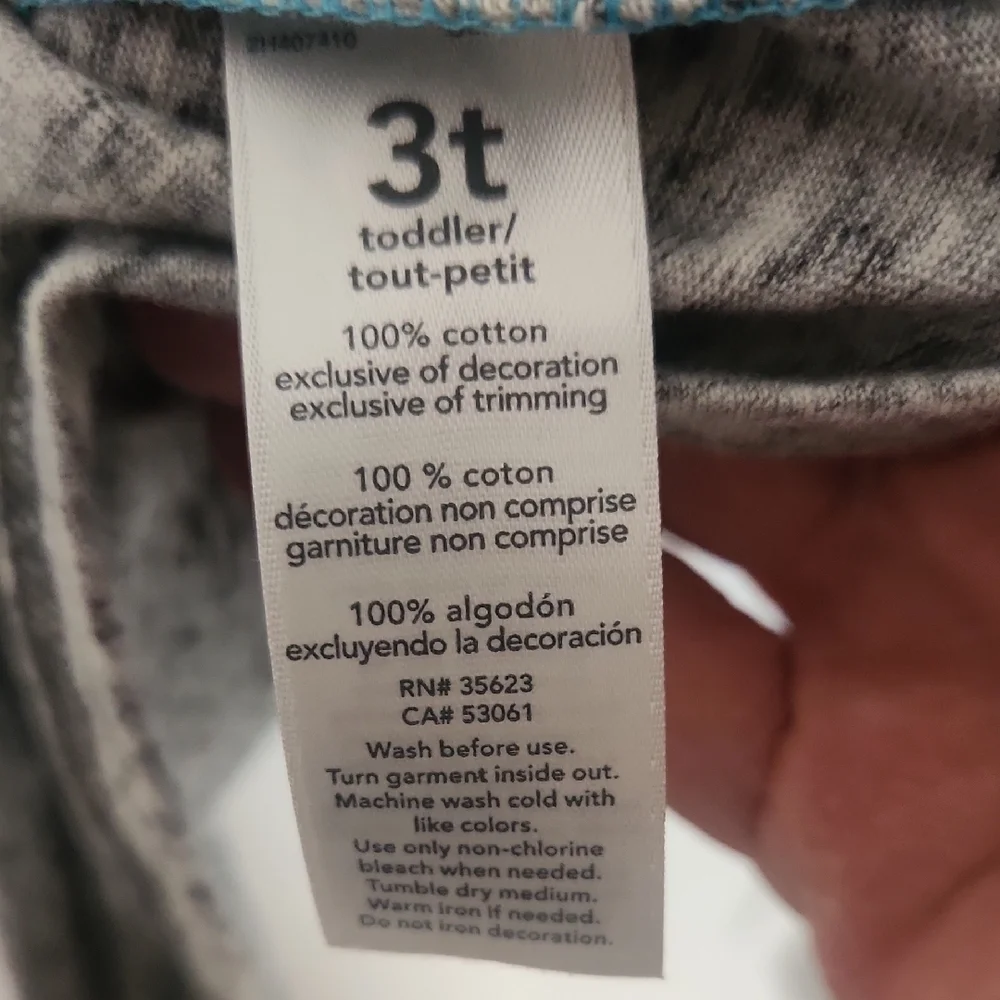 Carter's Blue and Gray 'Mr. Independent' Kids Shirt Size 3T